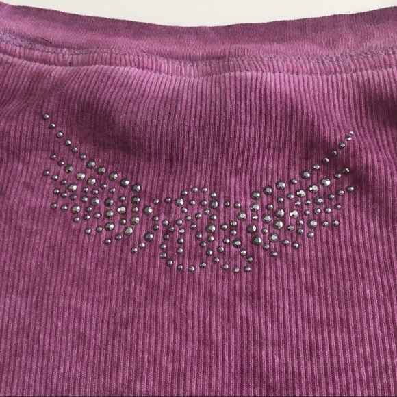 Rock & Republic Purple Long Sleeve Top - Picture 5 of 6